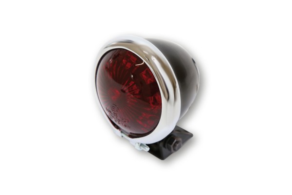 HIGHSIDER smart Bates Style LED rear light black E-approved (1pc)