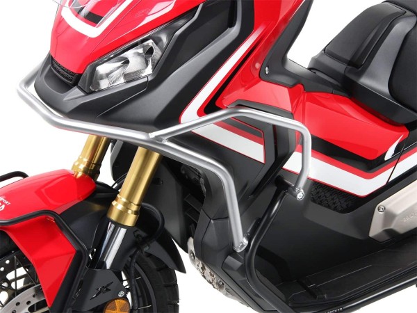 Front protection bar silver in combination with engine protection bar for X-ADV 750 (21-24) Hepco & Becker