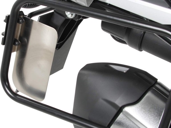 Stainless steel heat protection plate when using plastic cases for BMW R 1250 GS Adventure (19-24)