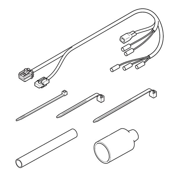 Grip heater mounting kit original Honda