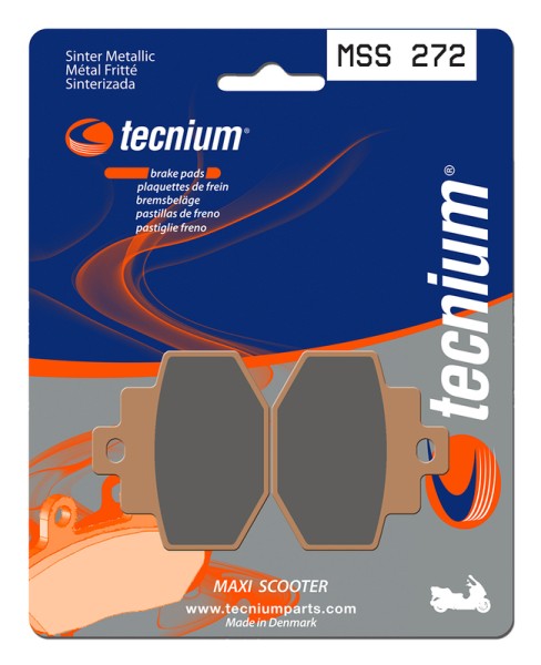 Tecnium Maxi Scooter sintered metal brake pads - MSS272