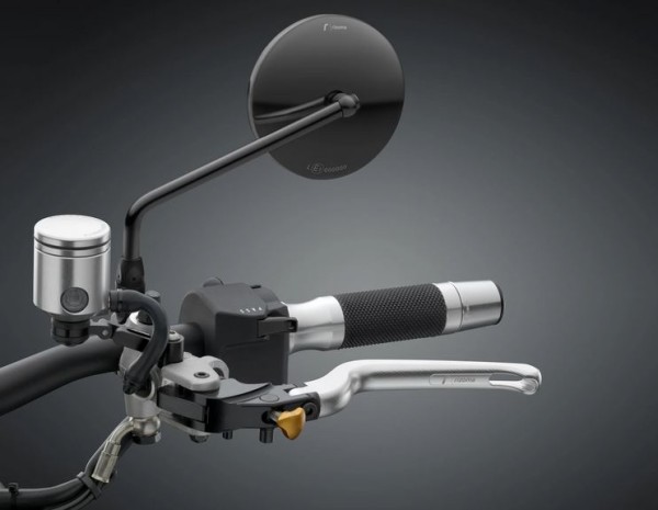 Mirror RIZOMA "ONE" left or right for Vespa, black anodized