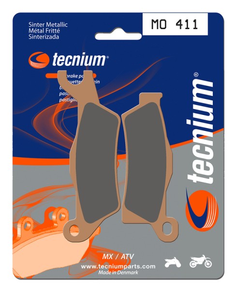Tecnium MX/ATV sintered metal brake pads - MO411