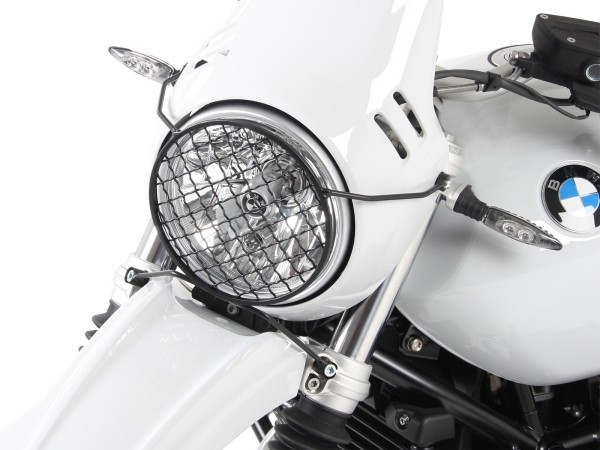 Lamp protection grille black for BMW R nineT Urban G/S (17-23) Hepco & Becker