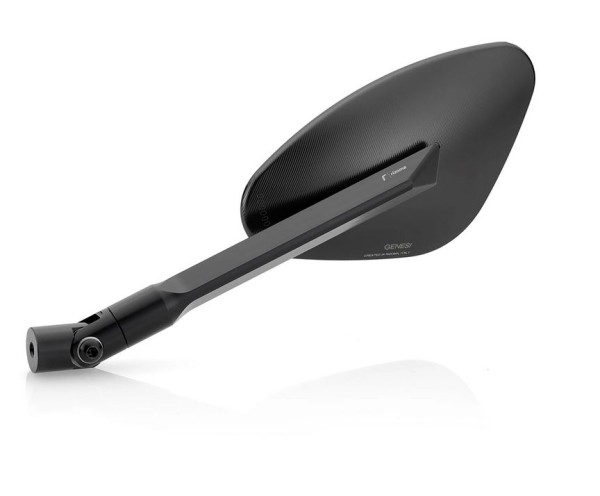Mirror RIZOMA Genesi left for Vespa, black anodized