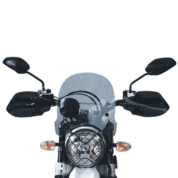 Windshield - height 313 mm for Ducati Scrambler 800 Desert Sled (17-20), heavily tinted