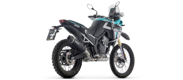 ARROW Auspuff INDY RACE EVO DARK Aluminium schwarz für KOVE 800X Pro, Rally, Modelljahr 2025-