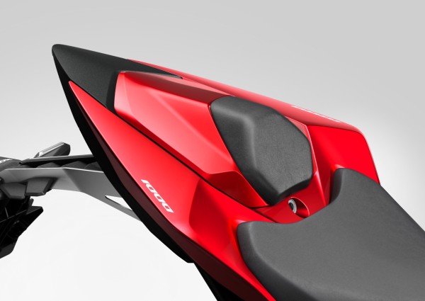 Passenger seat cover red for Honda CB 1000 Hornet (25-) Original
