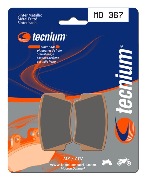 Tecnium MX/ATV sintered metal brake pads - MO367