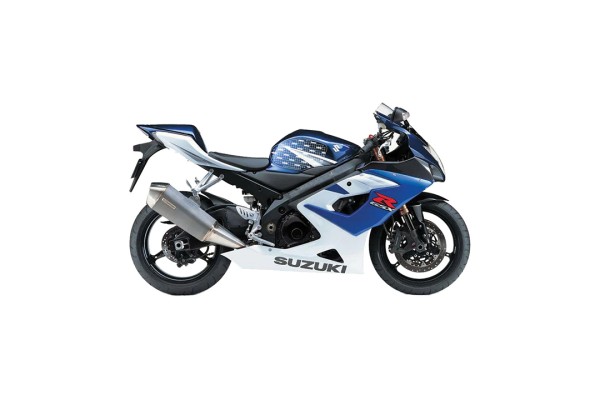 Stompgrip schwarz, Icon, für Suzuki GSX-R 1000, 2005-2006