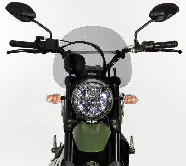 MRA touring screen "NT" for Ducati Scrambler 800 (Bj.15-18) smoke gray