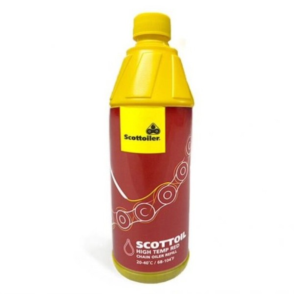 Scottoiler oil refill for eSystem & vSystem Red Kit high temp. 20-40°C - 500ml