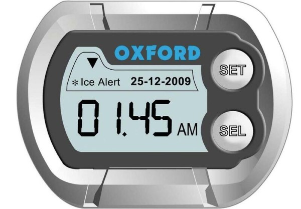 Digital mini clock for motorcycles Oxford
