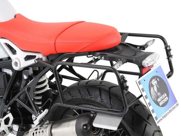 Side case carrier fixed black for BMW R nineT Urban G/S (17-23) Hepco & Becker