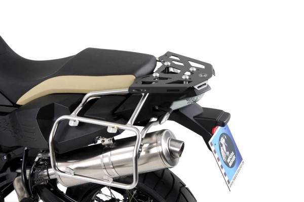Minirack soft luggage rear carrier black for BMW F 800 GS Adventure Hepco & Becker