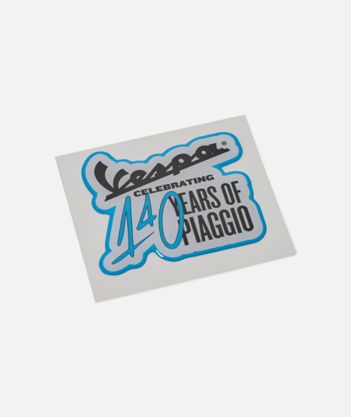 Vespa sticker "140 years Piaggio"