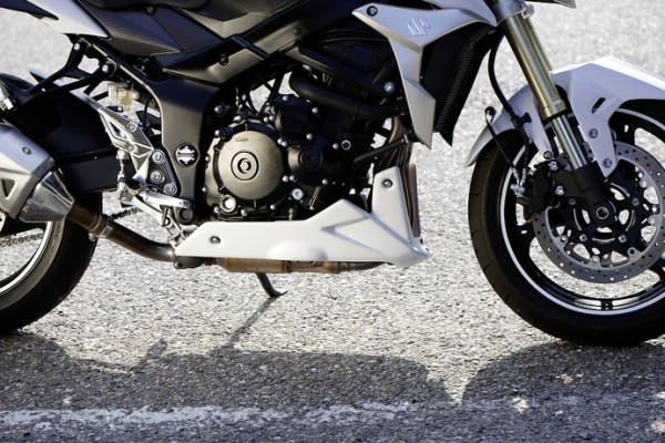 Bow spoiler, metallic matte black for Suzuki GSR750 BJ. 2011-2016