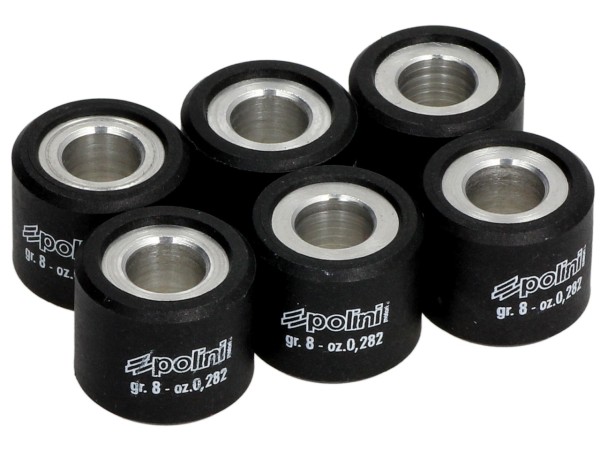 Polini variator roller set, 20x17 mm, 8,0 g, piece: 6