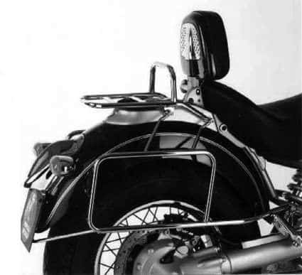 Tubular luggage rack Topcase carrier chrome for 1-person bench seat for BMW R 1200 C (97-04)