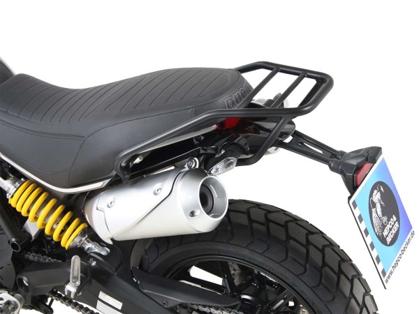 Tubular luggage rack black for Ducati Scrambler 1100 /Special /Sport (18-20) Hepco & Becker