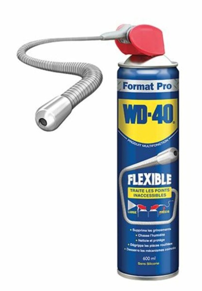 WD-40 multi-purpose spray with flexible spray hose - Spray 600ml