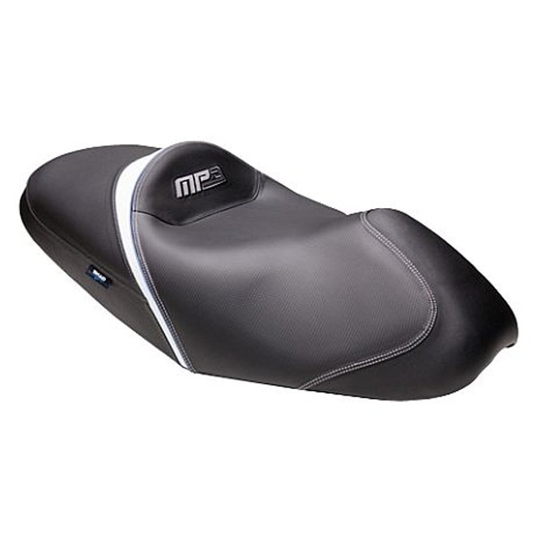Shad comfort seat black and white for Piaggio MP3