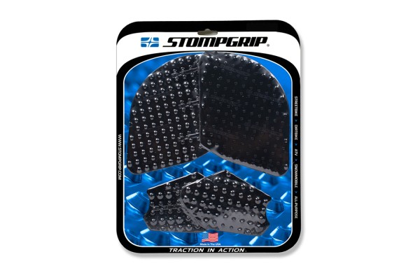 Stompgrip Tank Pad schwarz, Volcano, Streetbike Tank Kit - Tank Seiten, für Ducati Panigale V4 2022