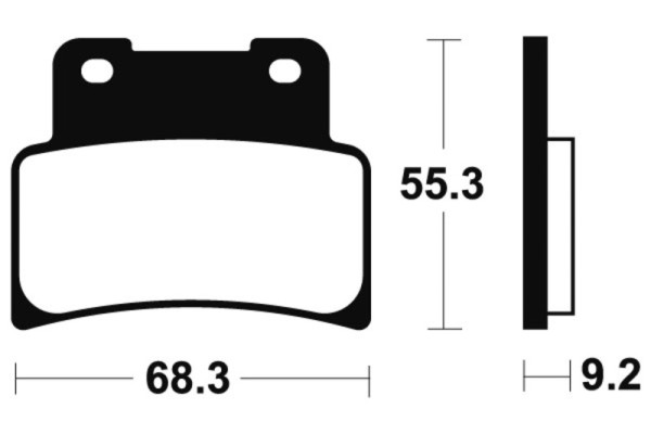 Tecnium brake pads MTR344 sintered metal