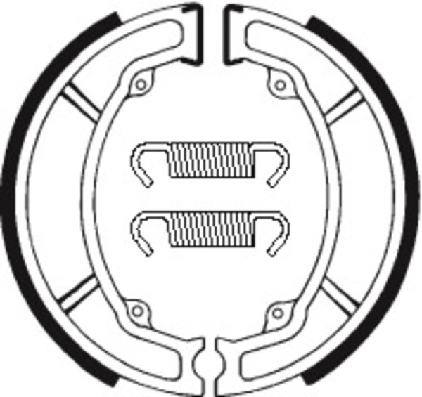 Tecnium Off-Road/ATV Organic brake shoes - BA104