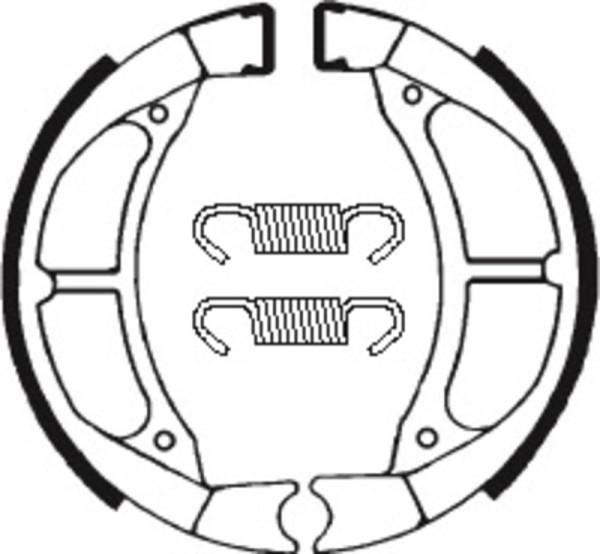 Tecnium Scooter/Street/Off-Road Organic Brake Shoes - BA182