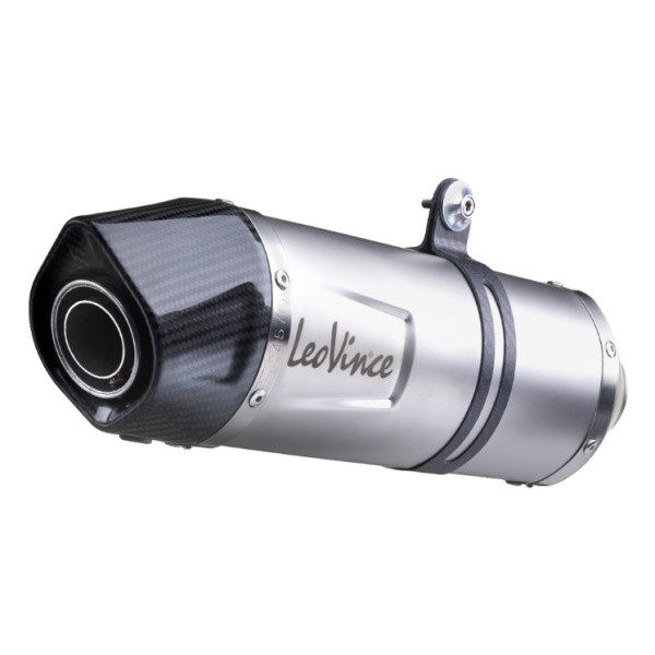 LeoVince exhaust system SBK LV One Evo 2, stainless steel for Aprilia RS4 125 (Bj.11-16)