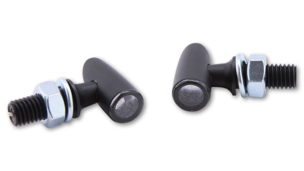HIGHSIDER pro Proton One LED position light black/tinted E-approved (pair)
