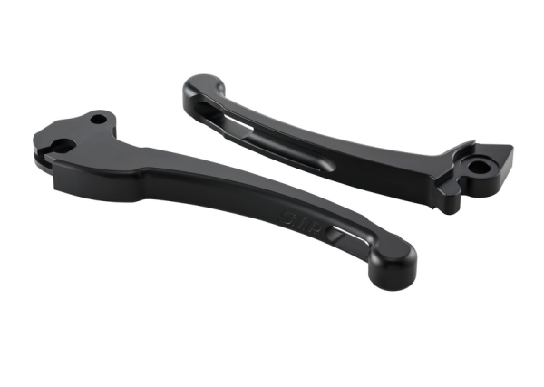 Sport lever set clutch/brake for Vespa PX 125 -150ccm, HBZ Hengtong, right/left, black matt