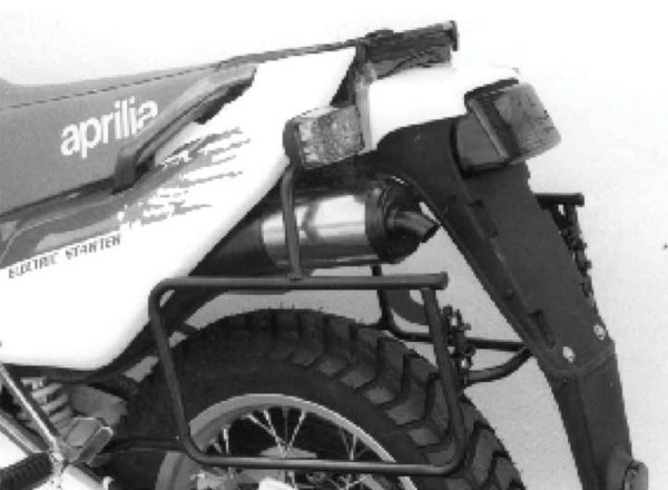 Side case carrier fixed black for Aprilia Tuareg 600 Wind (88-93) Hepco & Becker