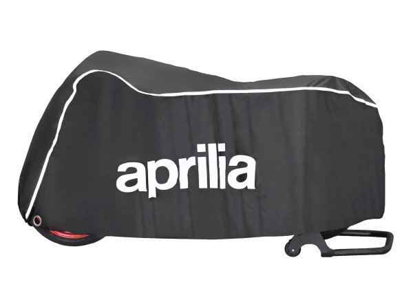 Outdoor folding garage for Aprilia
