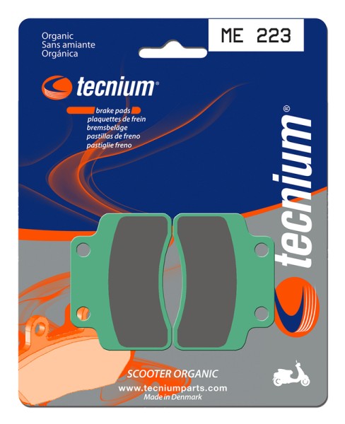 Tecnium Scooter Organic Brake Pads - ME223