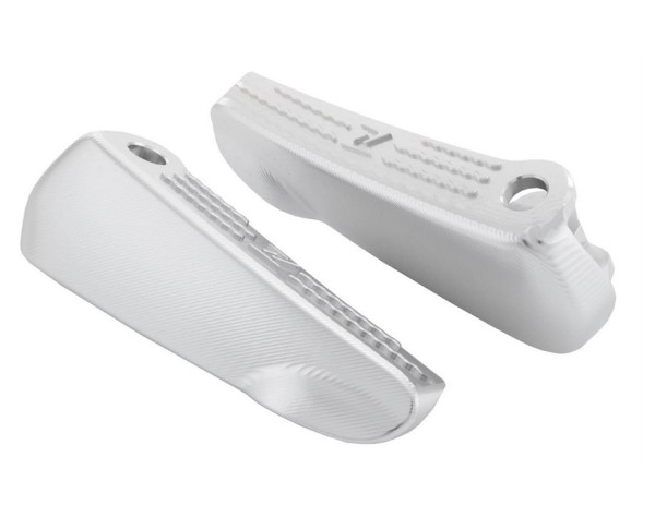 Footrests, right and left for Vespa GTS/GTS Super/GTV/GT 60/GT/GT L 125-300ccm, silver