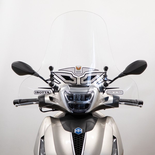 Medium-high windshield clear for Piaggio Beverly 300 / 400