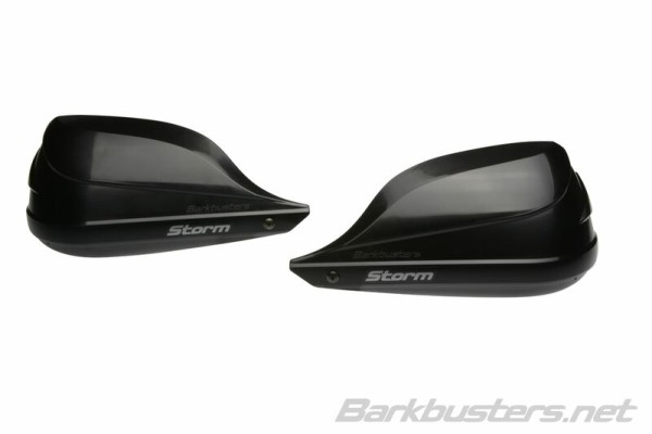 Barkbusters Storm hand guard set single-point clamp mount handlebar end black