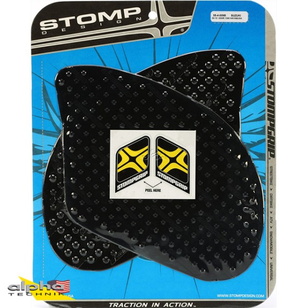 Stompgrip black Volcano for Suzuki GSX1300R Hayabusa 1999-18