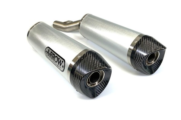 ARROW exhaust DARK THUNDER for Kawasaki Z 1000 (10-)
