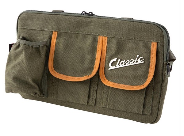 Bag "Classic" for luggage compartment / glove box Vespa - olive, canvas