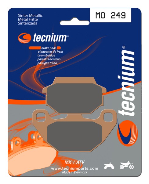 Tecnium MX/ATV sintered metal brake pads - MO249