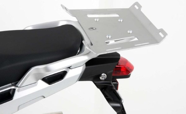 Luggage rack extension silver for Honda VFR 1200 X Crosstourer (12-20) Hepco & Becker