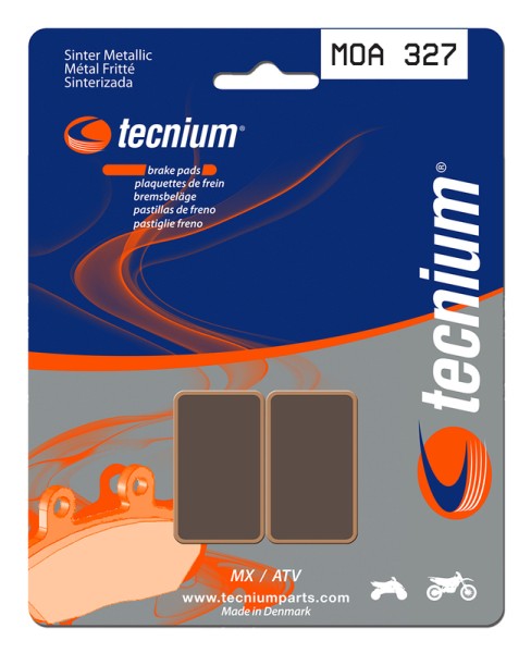Tecnium MX/ATV sintered metal brake pads - MOA327