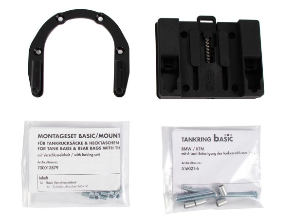 Basic tank ring incl. tank bag closure unit for BMW R 850 GS (98-00)/R 1100 GS (94-99)