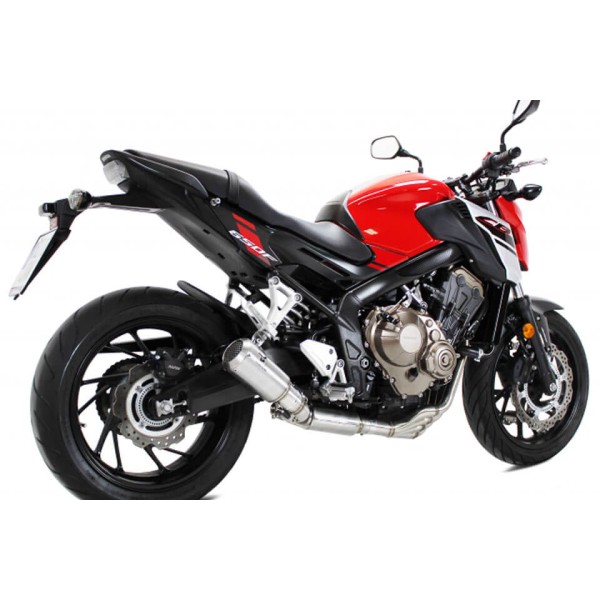 IXRACE MK2 complete system Honda CB 650 F /CBR 650 F, stainless steel, E-approved, with catalytic converter, Euro3+4