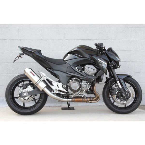 Takkoni muffler Kawasaki Z 800 e, stainless steel, E-approved