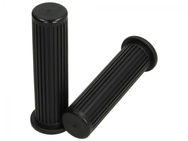 Rubber grip kit for Vespa PX /80 / 125 / 200 - ariete Ø 22 mm, length: 135 mm, black