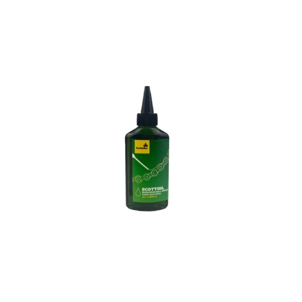 Scottoiler Biodegradable green lubricant for chain lubrication systems - 125ml bottle